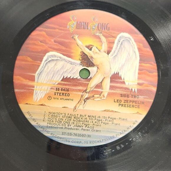 Led Zeppelin Presence 1976 Vinyl Record Album - Picture 7 of 7